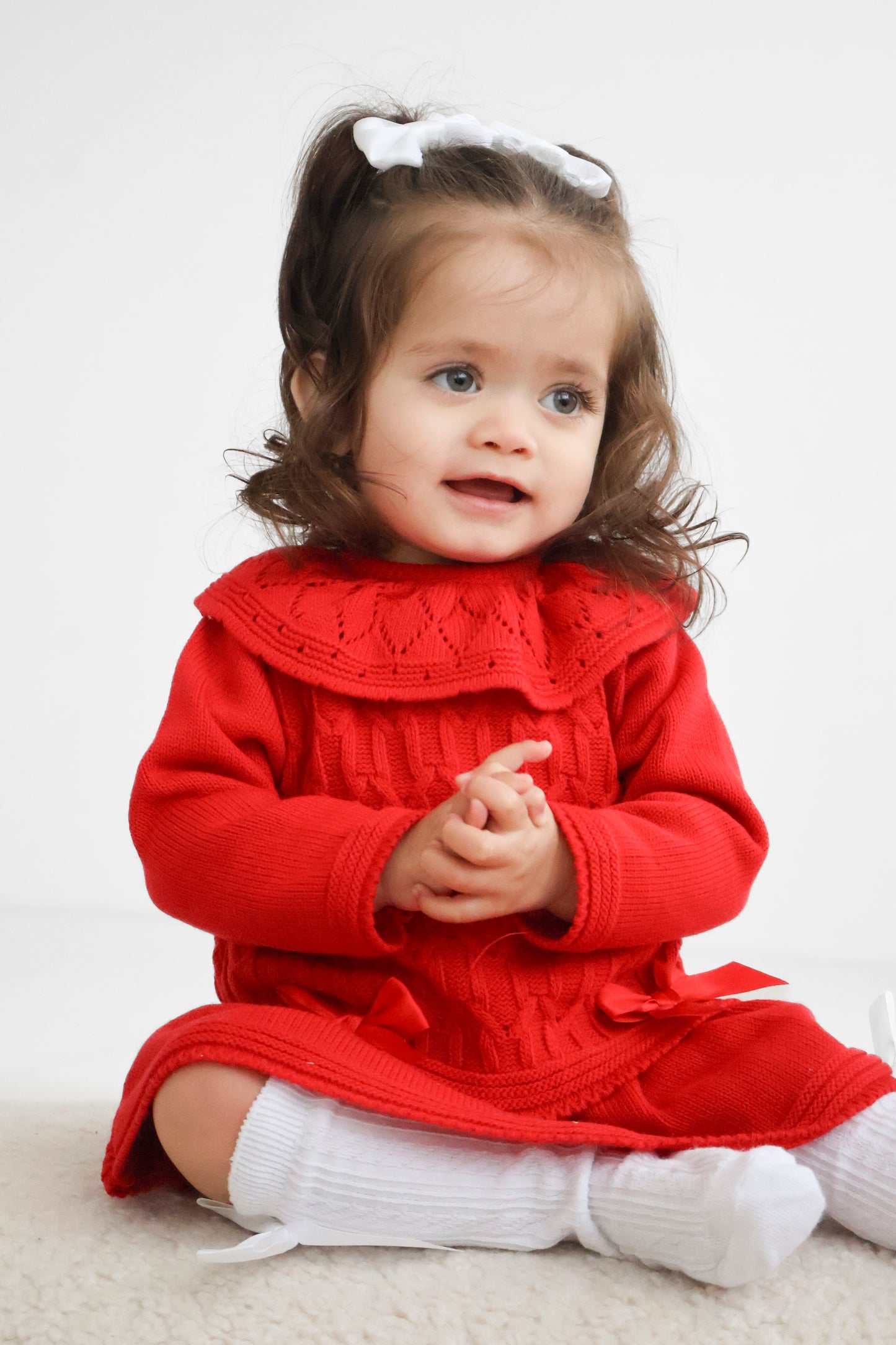 Pex knit red dress