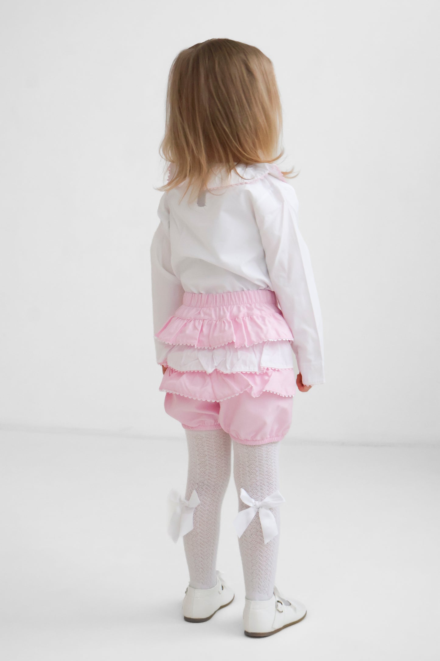 Pink frill pant set