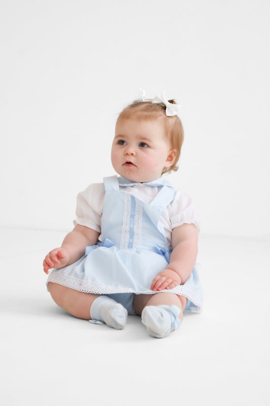 Baby blue romper