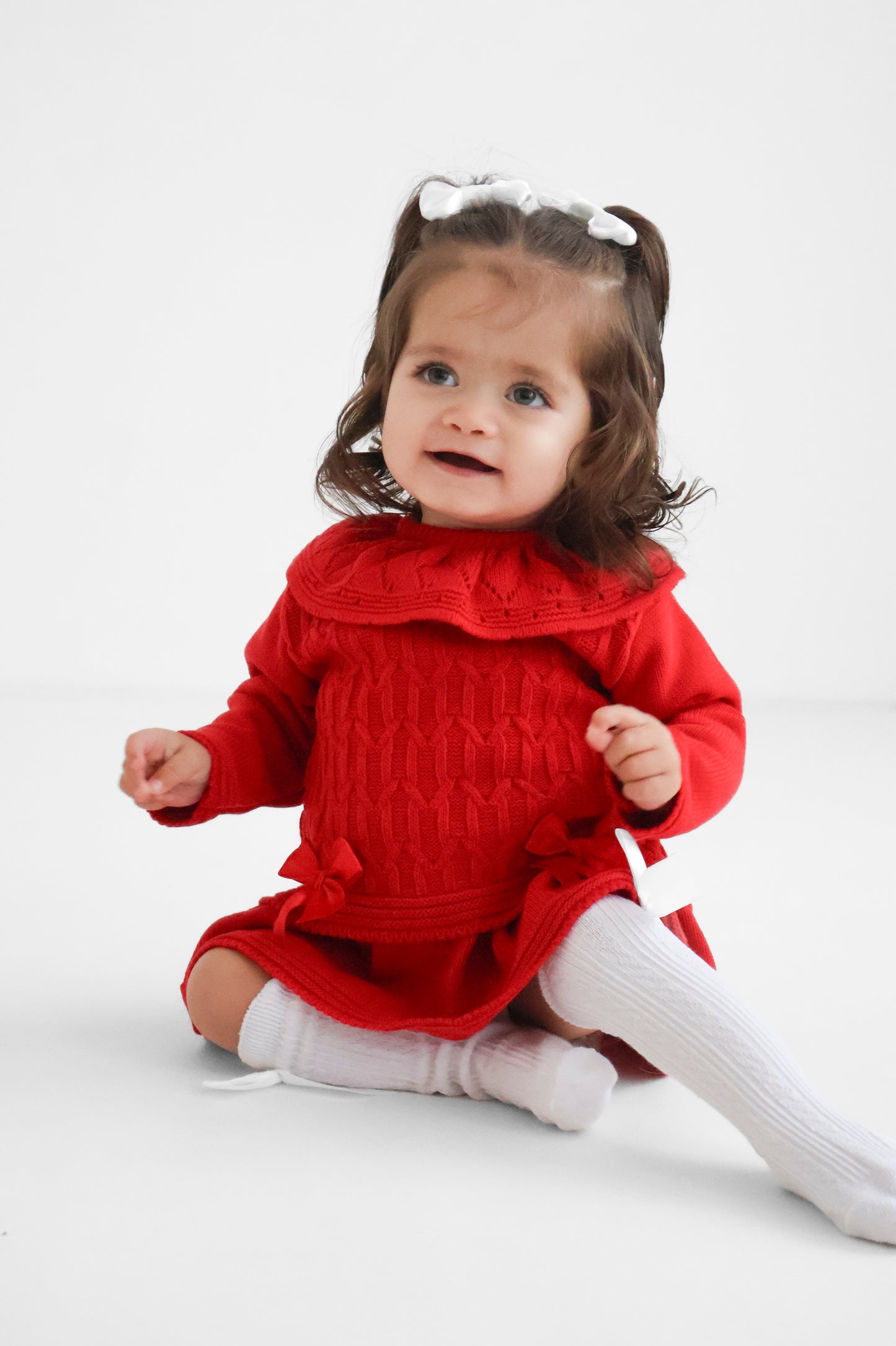 Pex knit red dress