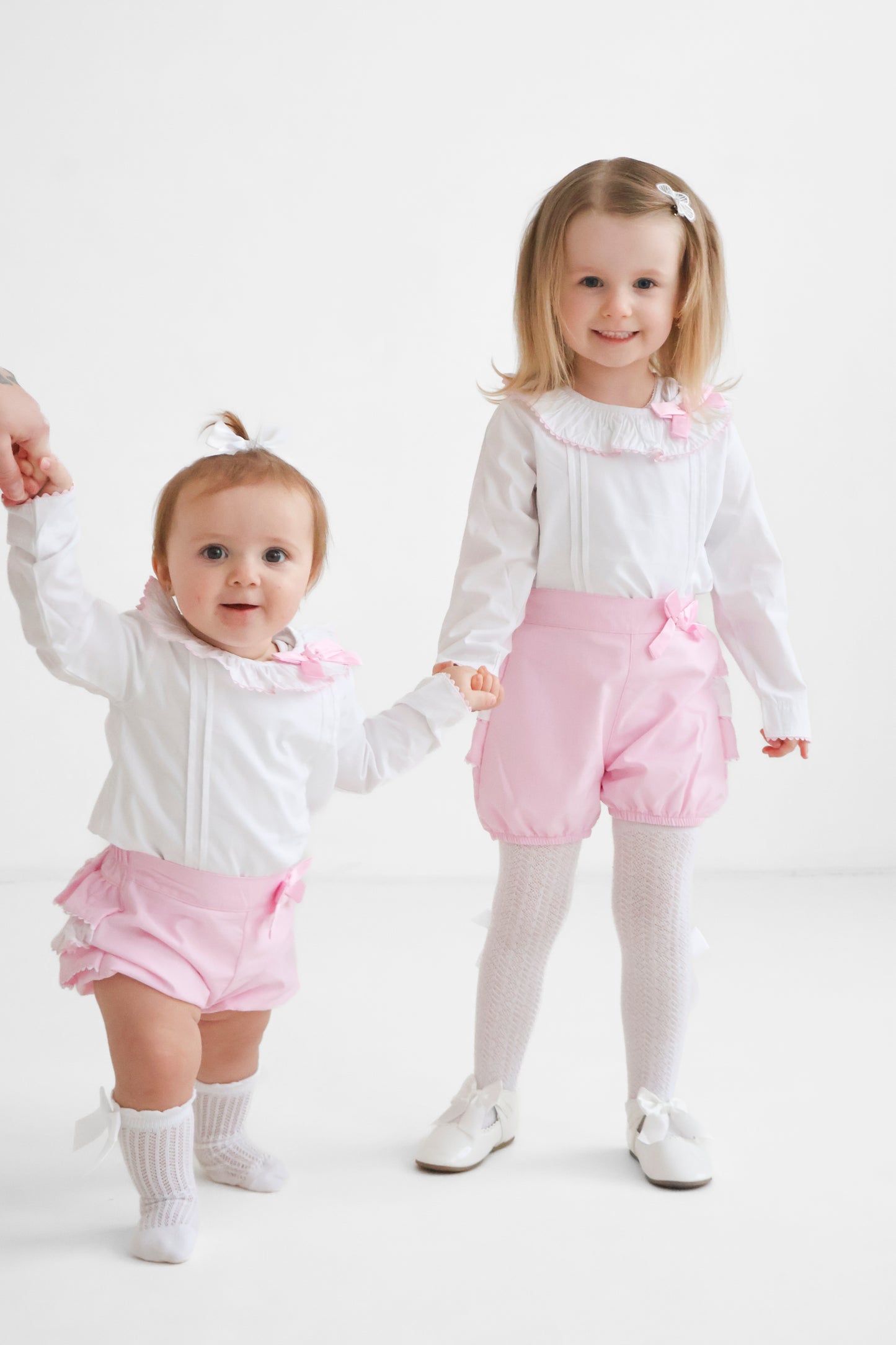 Pink frill pant set